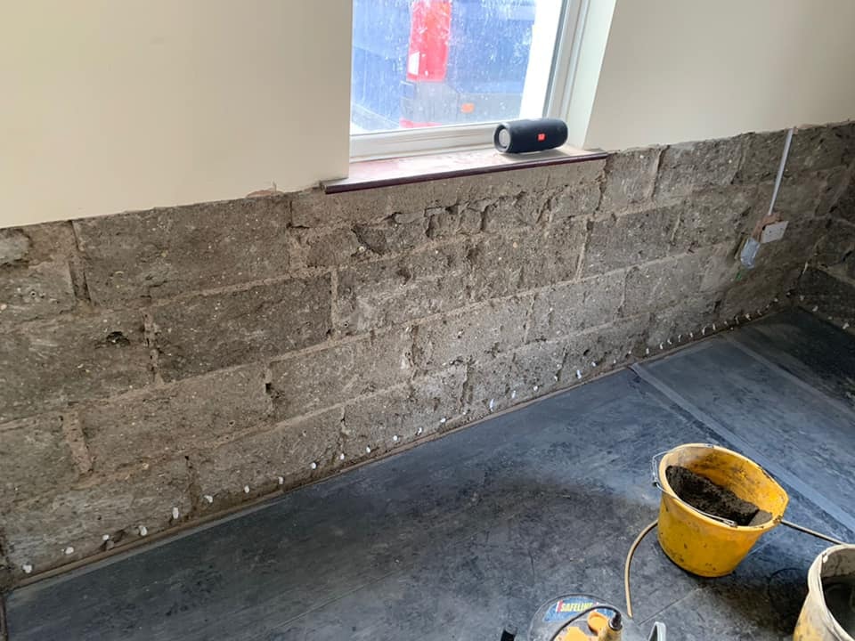 Cold wall insulation membrane treatment